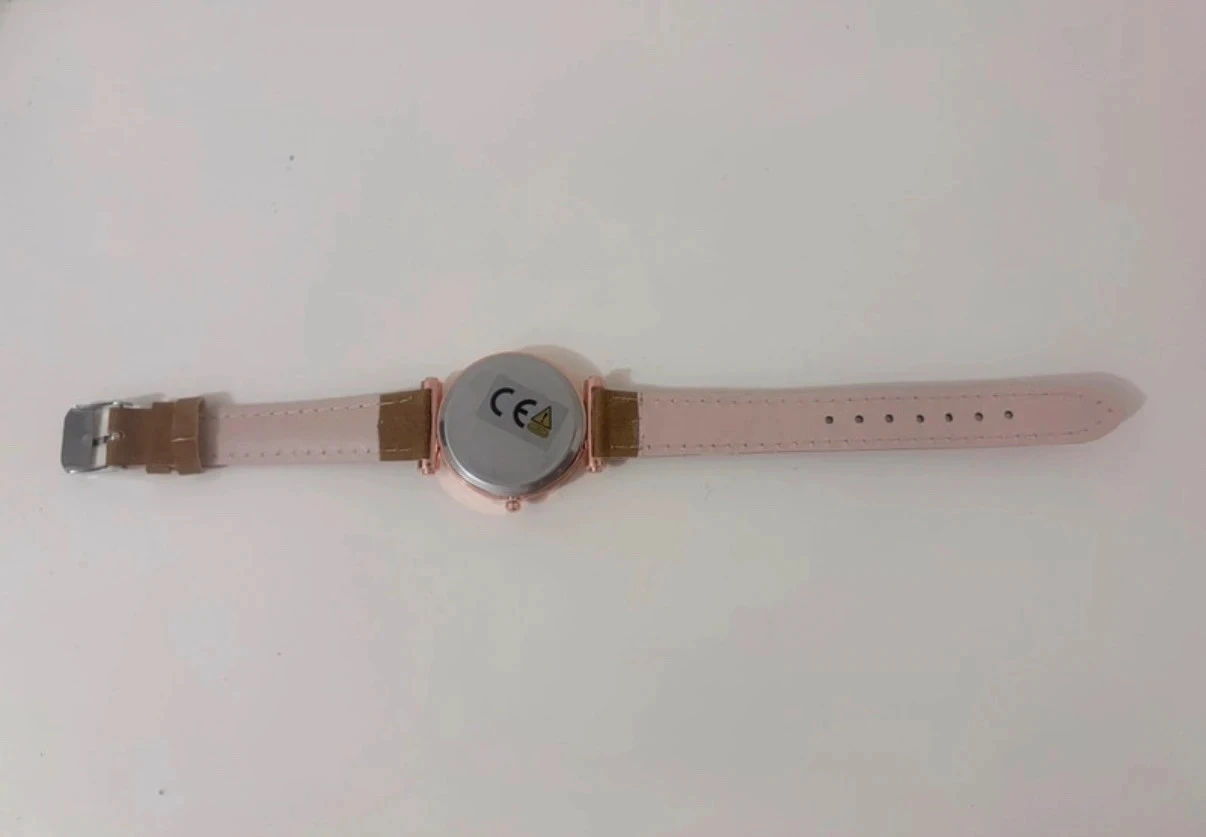 Fantaisie Chic Horloge - Vergulde Behuizing & Bruin Beige Armband – photo 5